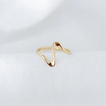 925 Silver Wavy Ring